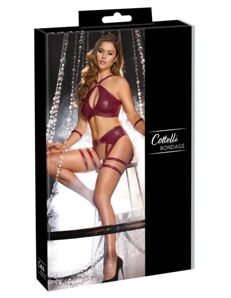 Ensemble BDSM bordeaux - Cotelli Bondage